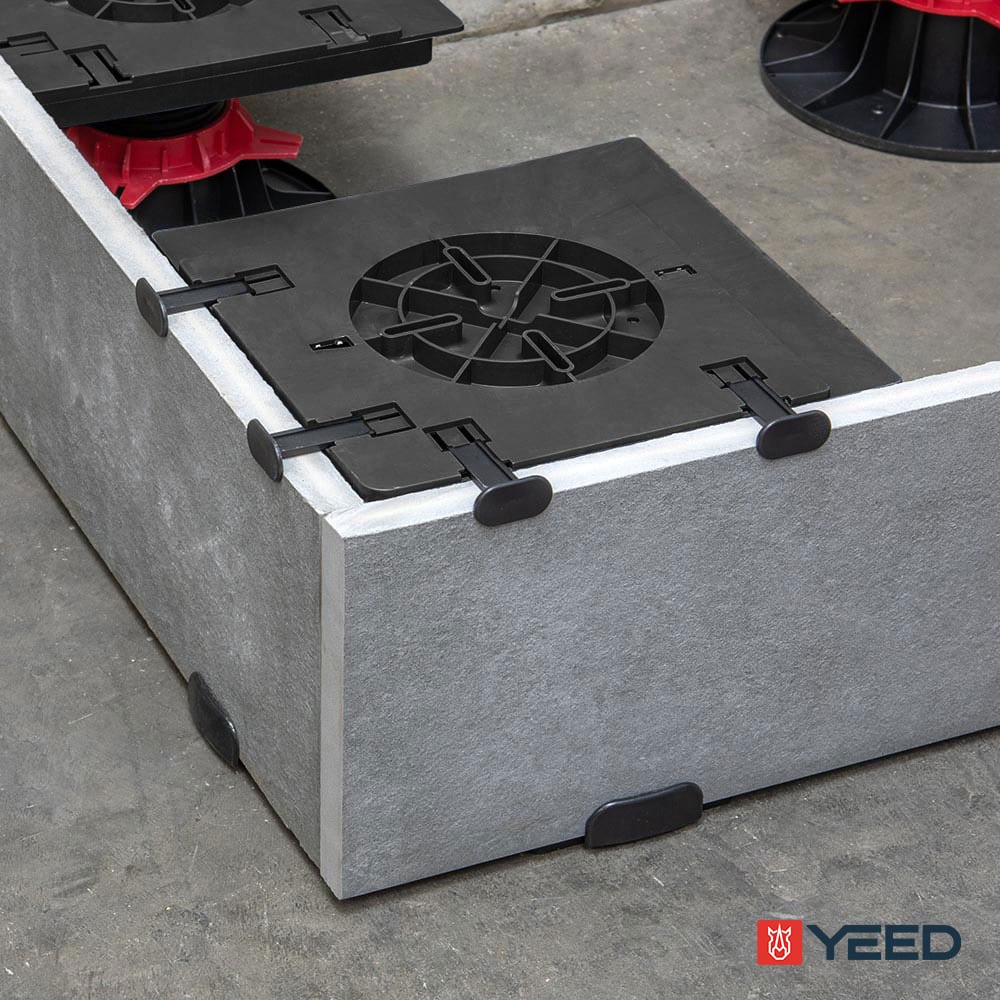 szegély rögzítő készlet szintező talpakhoz referencia